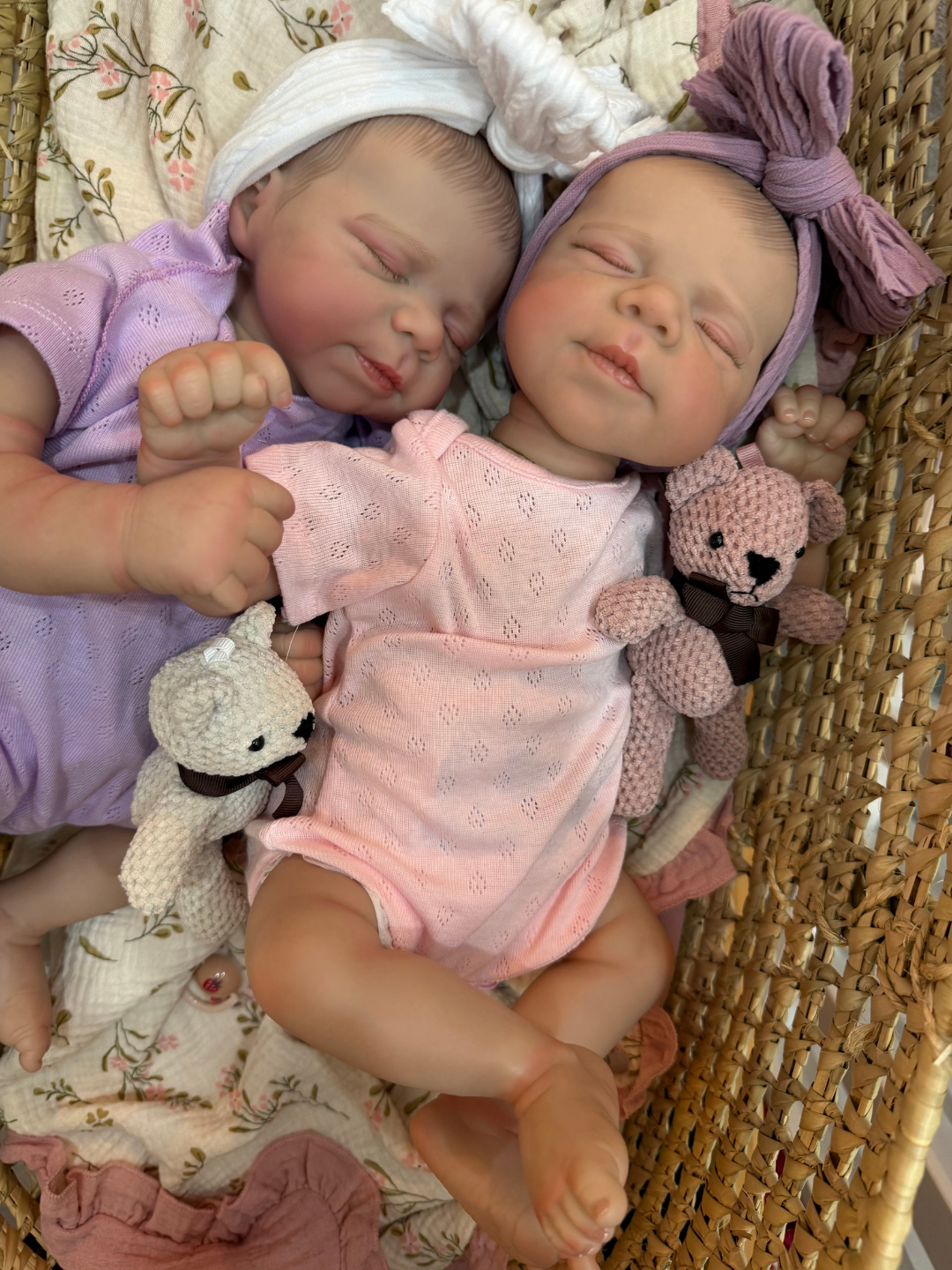 Tender Moments 48cm / 18 inch Cloth Girl Twins