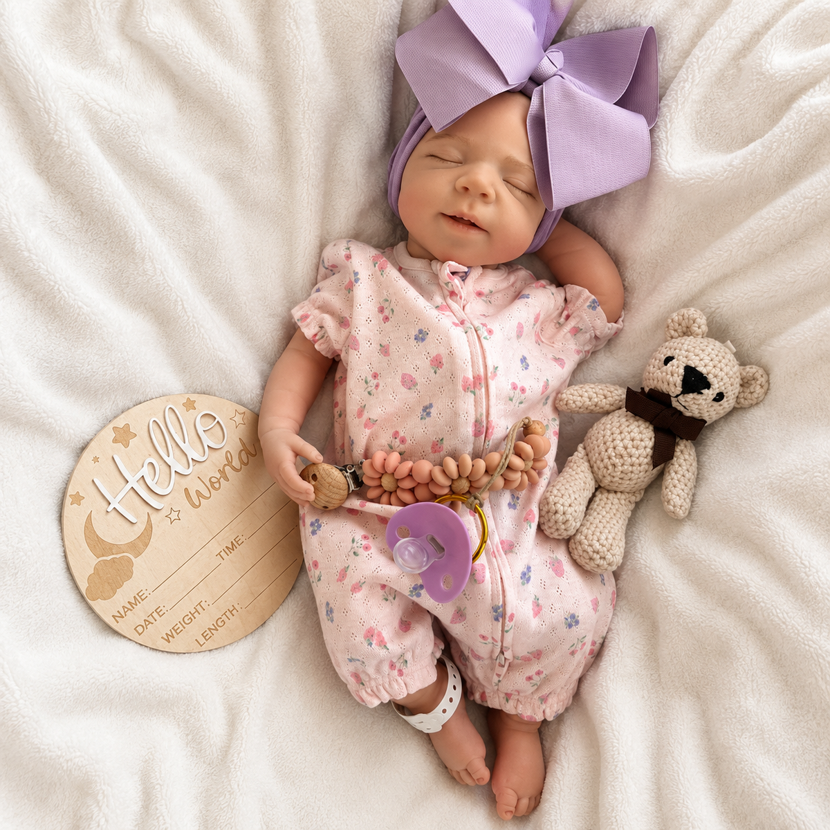 Lavender Lullaby Silicone Girl 18inches / 45cm
