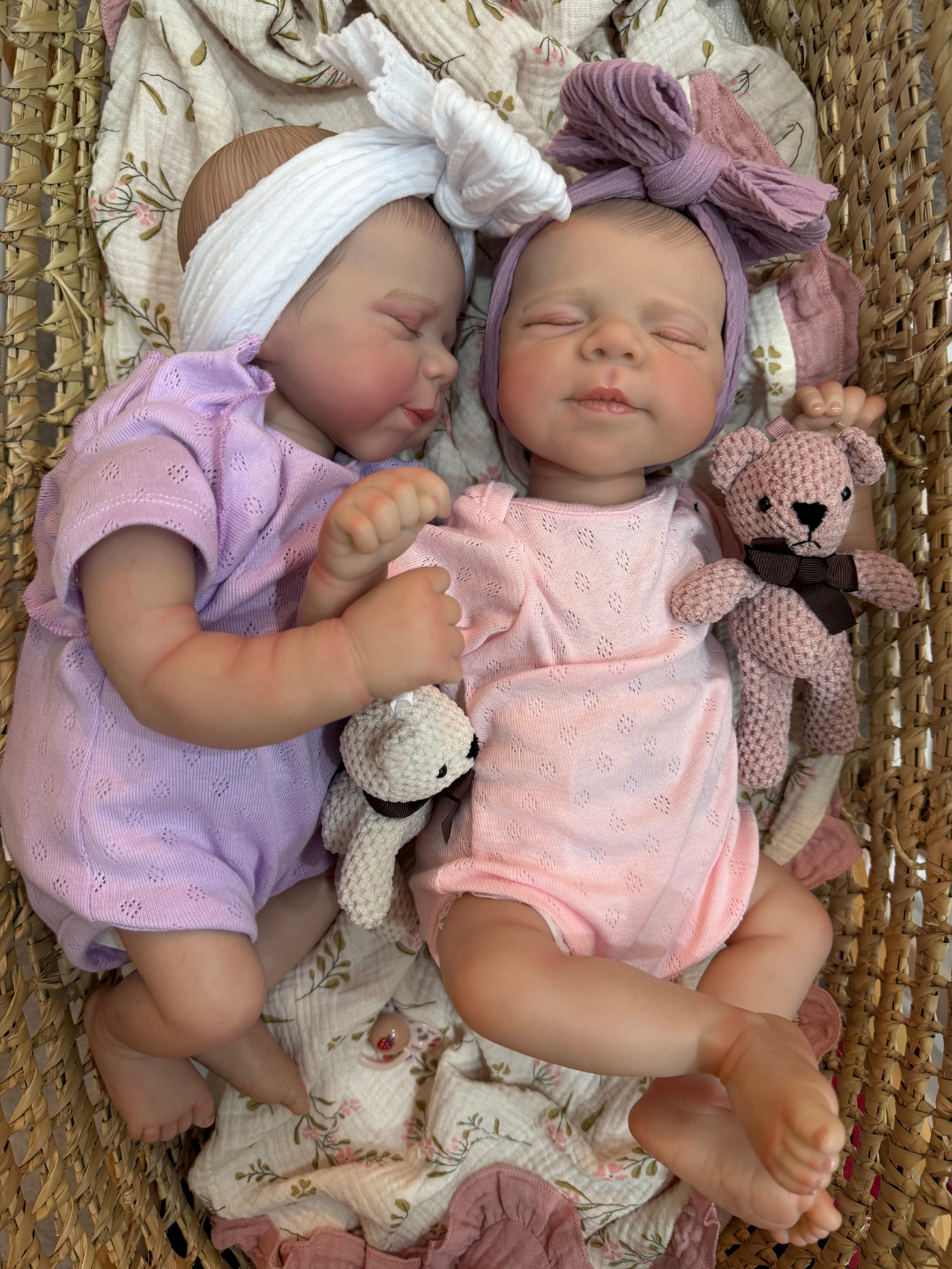 Tender Moments 48cm / 18 inch Cloth Girl Twins