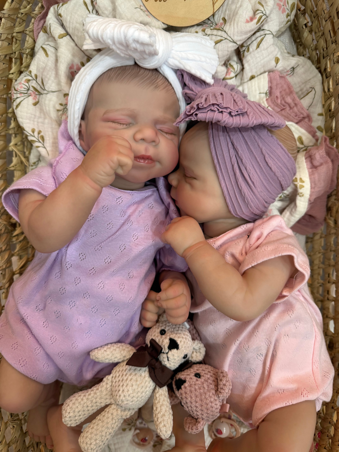 Tender Moments 48cm / 18 inch Cloth Girl Twins