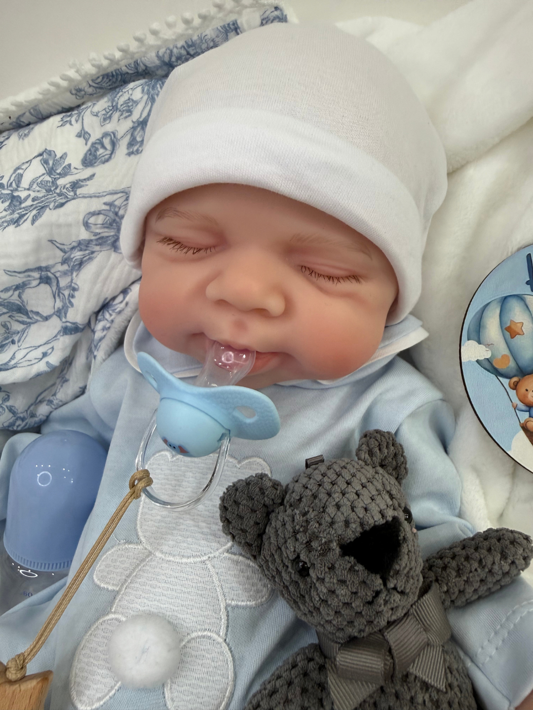 Cloudy Cuddle Silicone Boy 18 inch / 7 lbs