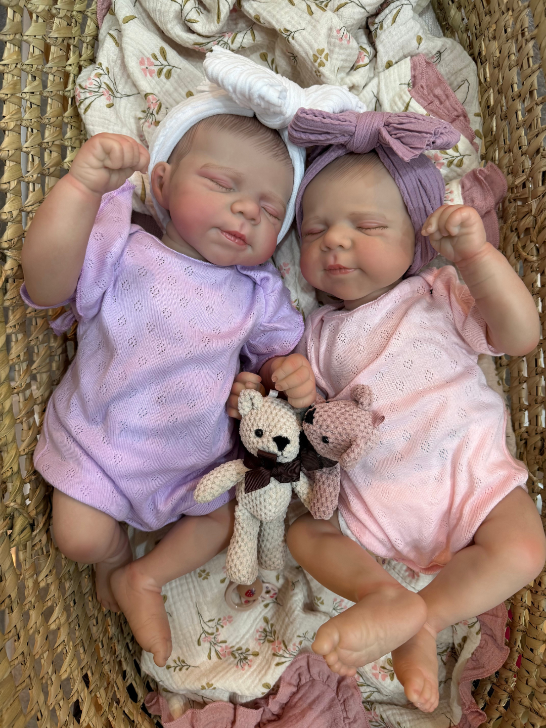 Tender Moments 48cm / 18 inch Cloth Girl Twins