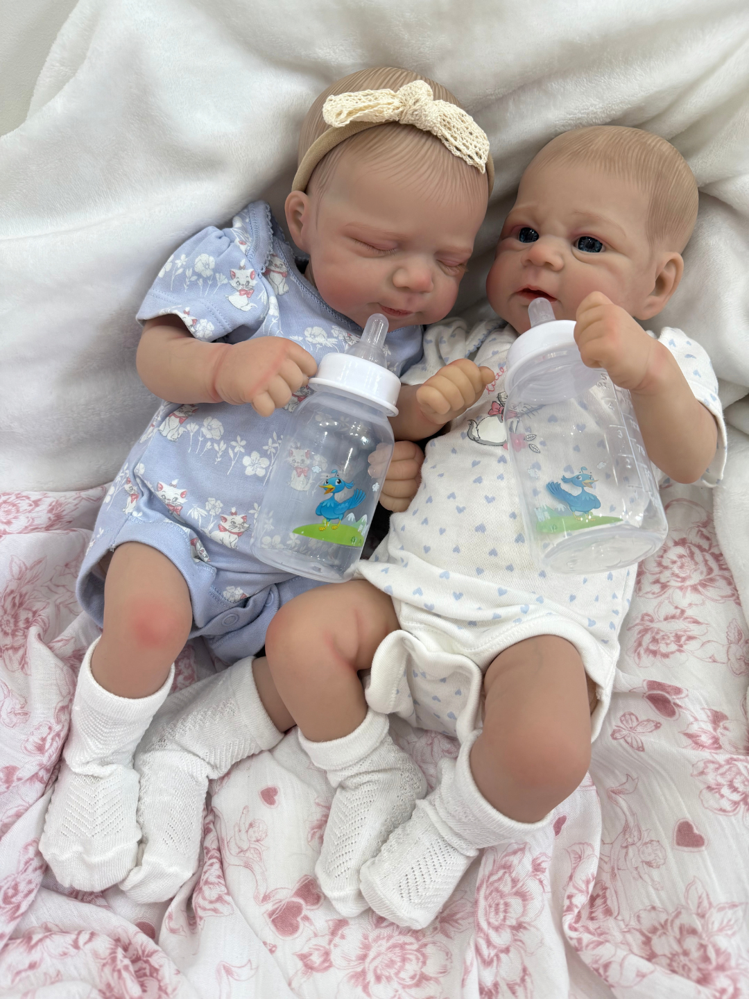 Gentle Souls 45cm / 18 inch Cloth Girl Twins