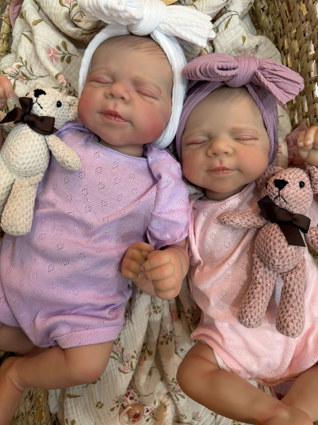 Tender Moments 48cm / 18 inch Cloth Girl Twins