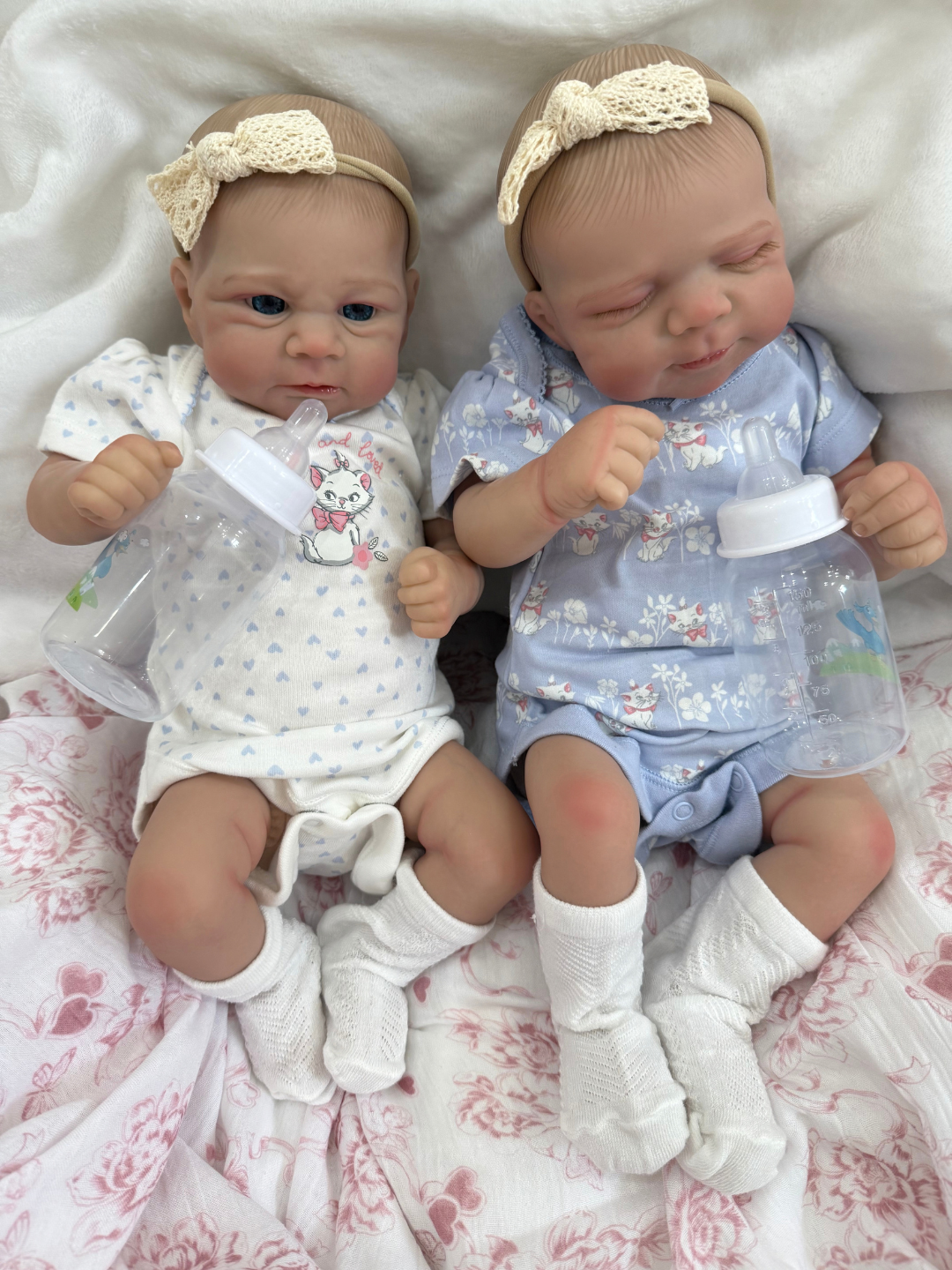 Gentle Souls 45cm / 18 inch Cloth Girl Twins