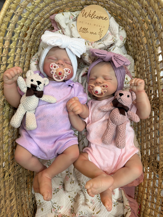 Tender Moments 48cm / 18 inch Cloth Girl Twins