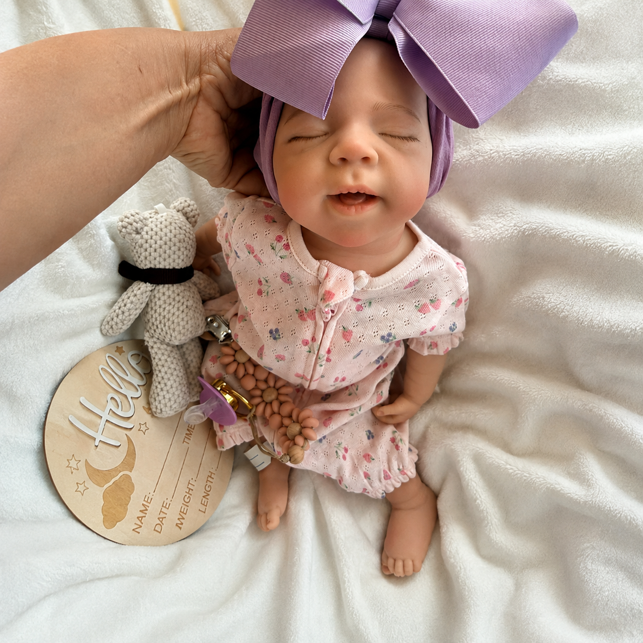 Lavender Lullaby Silicone Girl 18inches / 45cm