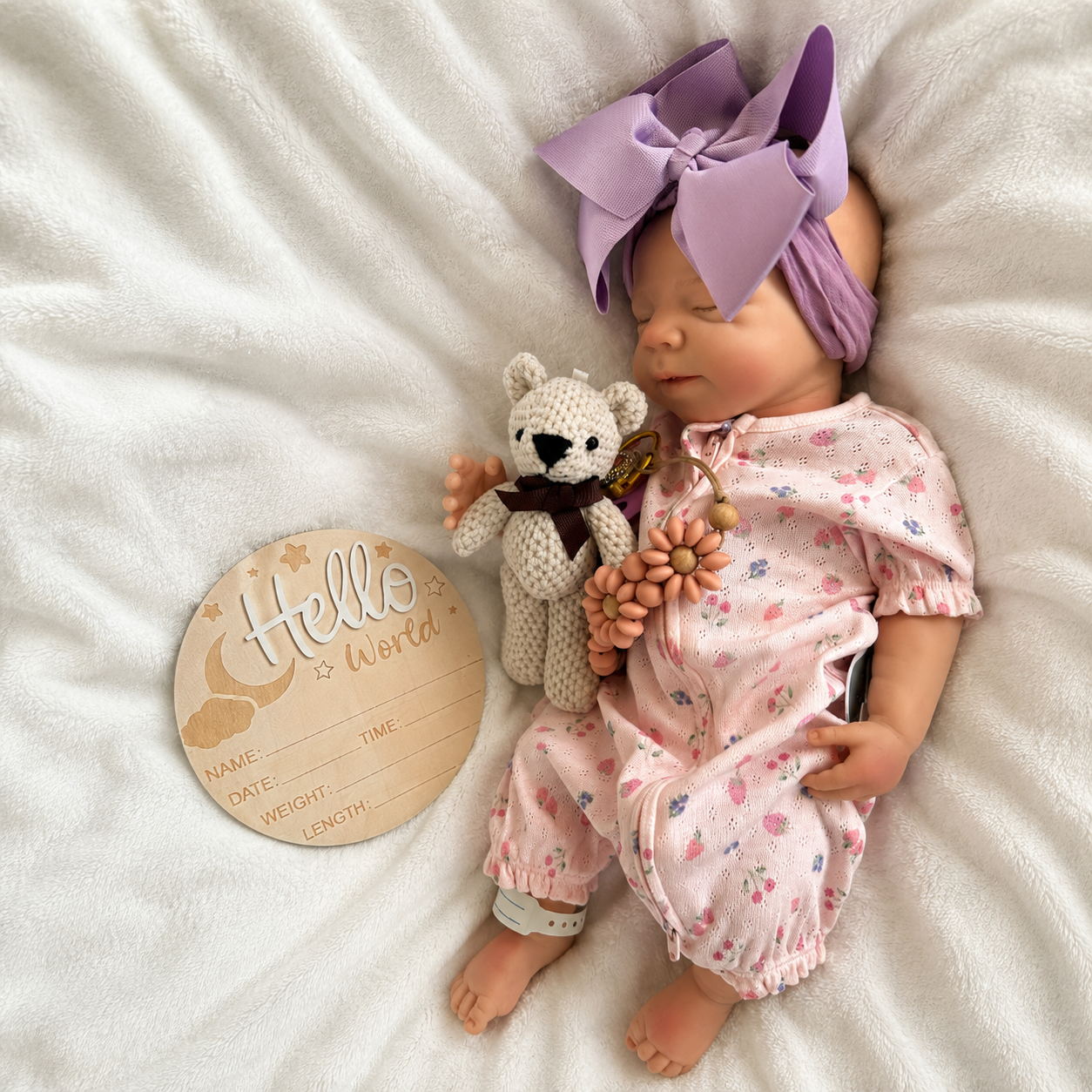 Lavender Lullaby Silicone Girl 18inches / 45cm
