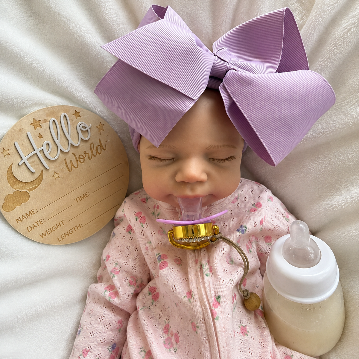 Lavender Lullaby Silicone Girl 18inches / 45cm
