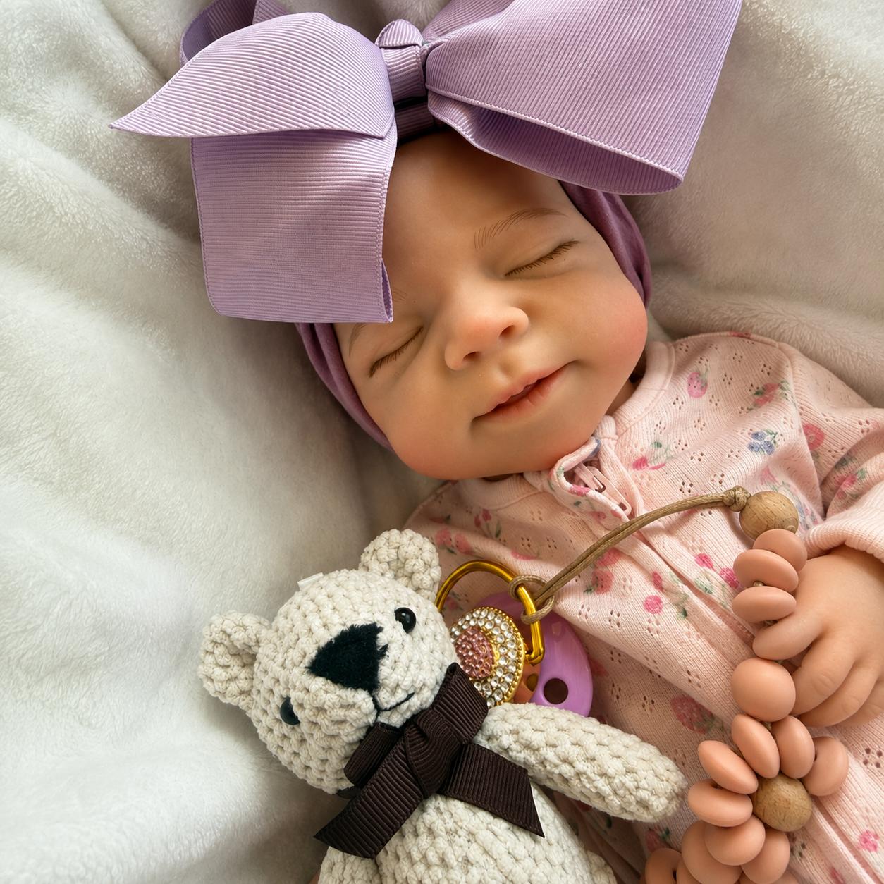 Lavender Lullaby Silicone Girl 18inches / 45cm
