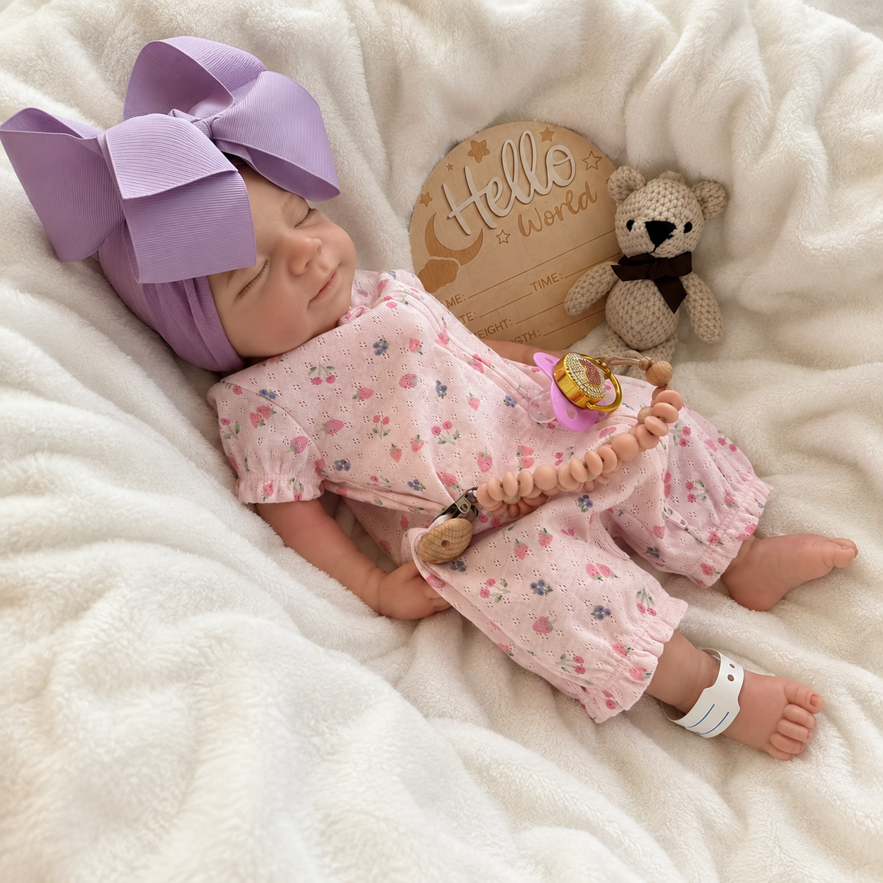 Lavender Lullaby Silicone Girl 18inches / 45cm