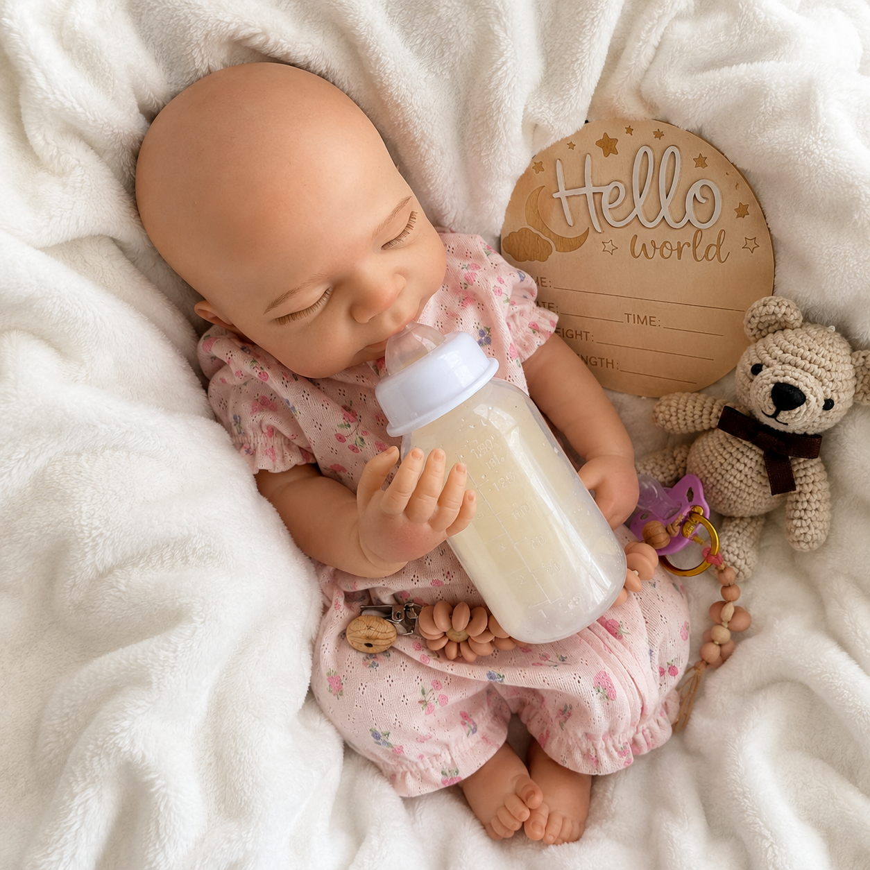 Lavender Lullaby Silicone Girl 18inches / 45cm