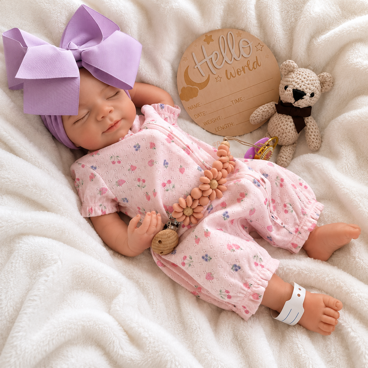Lavender Lullaby Silicone Girl 18inches / 45cm